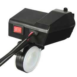 2x USB nabíječka s voltmetrem na motocykl