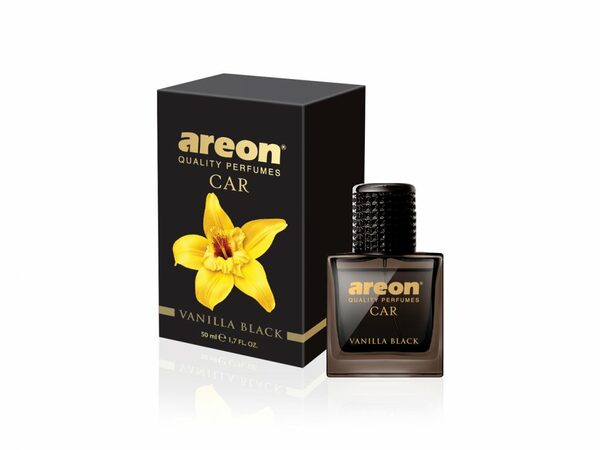 Luxusní vůně do auta AREON PERFUME NEW 50ml Vanilla Black