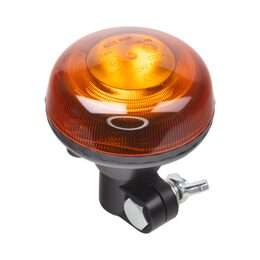LED maják, 12-24V, 18xLED oranžový, na držák, ECE R65