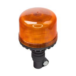 LED maják, 12-24V, 16x5W LED oranžový, na držák, ECE R65