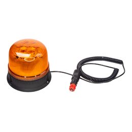 LED maják, 12-24V, 24xLED oranžový, magnet, ECE R65