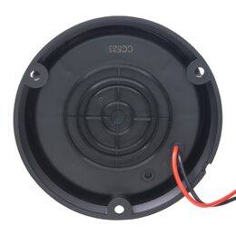 LED maják, 12-24V, 24xLED oranžový, pevná montáž, ECE R65