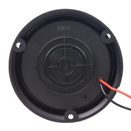 LED maják, 12-24V, 24xLED červený, pevná montáž, ECE R65