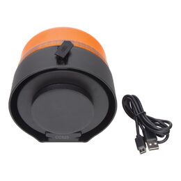 AKU LED maják, 36xLED oranžový, magnet, ECE R65