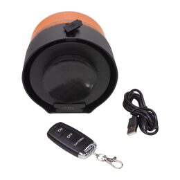 AKU LED maják, 36xLED oranžový, dálkové ovládání, magnet, ECE R65