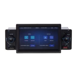 1DIN autorádio s 5" LCD/3x USB/SD/Bluetooth/CarPlay/AndroidAuto
