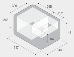 Kompresorová autolednička VITRIFRIGO 12/24V/230V, 40 litrů