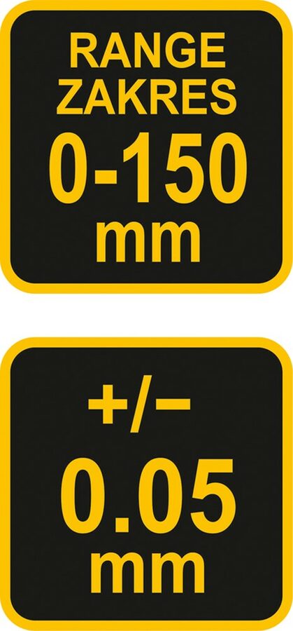 Měřítko posuvné 150 x 0,05 mm