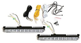 Světla pro automatické denní svícení s LED-- homologace, 220 x v 24 x h 35 mm.