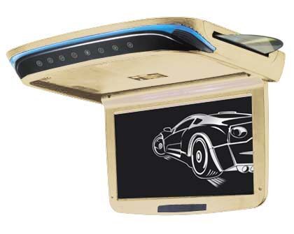 Stropní monitor 11" béžový s DVD/SD/USB