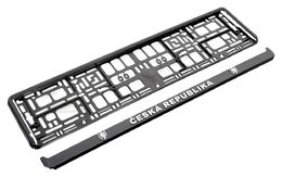 Podložka pod SPZ CHROM ČR 3D