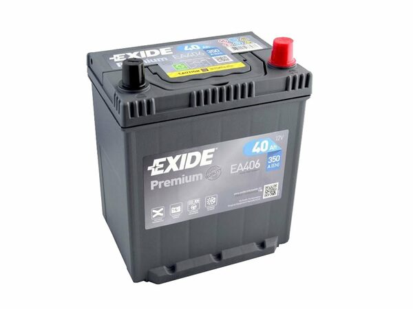 Autobaterie EXIDE Premium 40Ah 12V 350A