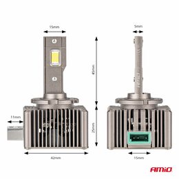 LED autožárovky D3S/D8S bílá, 9-16V, 8600 lm - 2 ks
