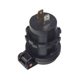 x USB QC3.0 + USB-C 18W zásuvka 12/24V, voděodolná
