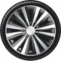 Kryty kol 15" MULTI SILVER BLACK - sada 4ks