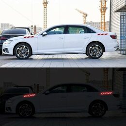 Samolepící deflektory reflexní červené - 6ks