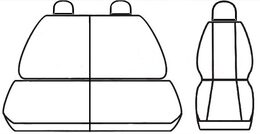 Autopotahy Citroen Berlingo II, 3 místa, od 2008r., antracit