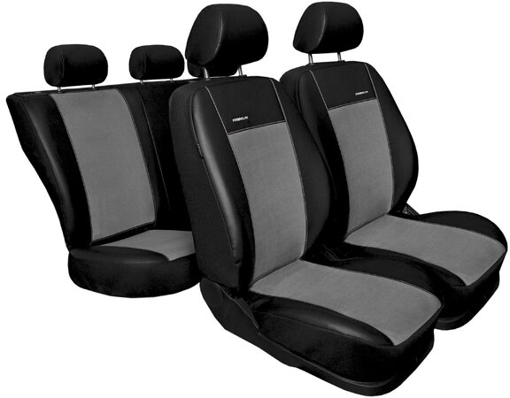 Autopotahy Škoda Fabia II, Eco kůže + alcantara