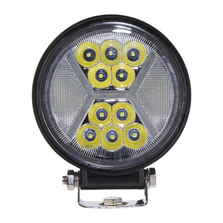LED světlo kulaté s pozičním světlem, 24x1W, o115x140mm, ECE R10