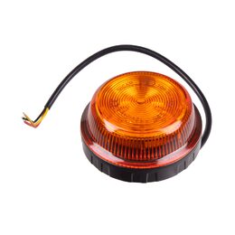 Miniaturní LED výstražné světlo, oranžové 12-24V