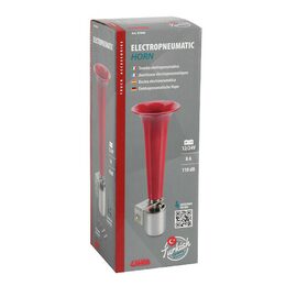 Elektropneumatický klakson LAMPA 12/24V, 8A, Turecký zvuk 110 dB 245x85x85mm