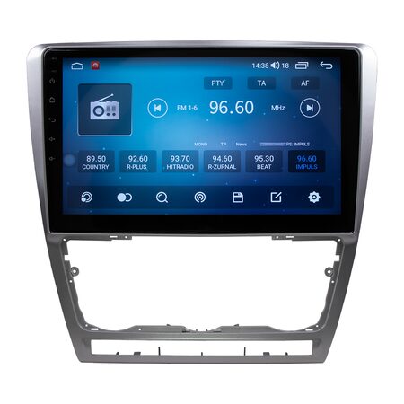 Autorádio pro Škoda Octavia 2007-2014 s 10,1" LCD, Android, WI-FI, GPS, CarPlay, 4G, Bluet
