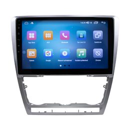 Autorádio pro Škoda Octavia 2007-2014 s 10,1" LCD, Android, WI-FI, GPS, CarPlay, 4G, Bluet