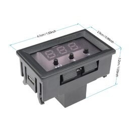 Digitální teploměr s termostatem -50 - +110°C