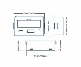 Indikátor baterie 8-30V s USB/USB-C zásuvkou