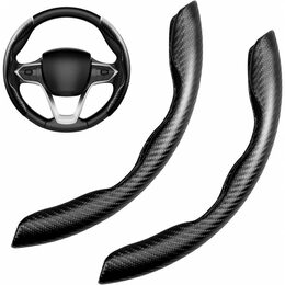 Potah na volant carbon černý 37-39 cm