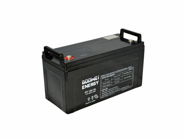 Trakční (AGM) baterie GOOWEI ENERGY OTL120-12, 120Ah, 12V
