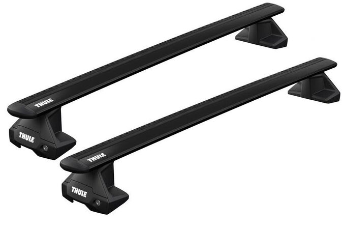 Střešní nosič THULE WingBar EVO ŠKODA Octavia II Sedan r.v. 2004-2012 Pod lem dveří (Černé tyče)