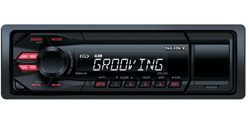 Bezmechanikové autorádio SONY DSX-A30