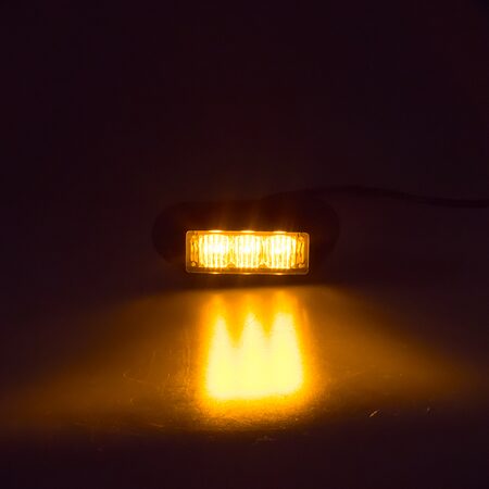 x PREDATOR 3x1W LED, 12-24V, oranžový, ECE R65