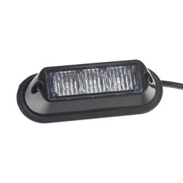 x PREDATOR 3x1W LED, 12-24V, modrý, ECE R10