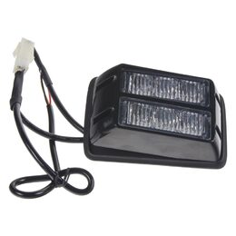 x PREDATOR dual 6x1W LED, 12-24V, modrý, ECE R10
