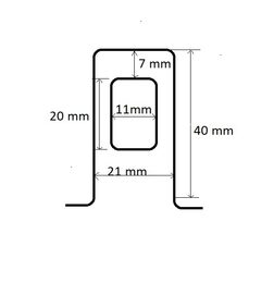Prodloužení bezpečnostního pásu 29cm E-mark