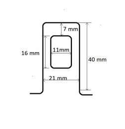 Prodloužení bezpečnostního pásu LAMPA 28-62 cm