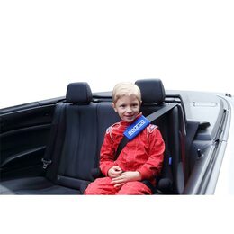 Návleky na bezpečnostní pásy SPARCO modré 15,3x7,5cm