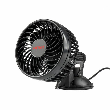 Ventilátor do auta s přísavkou 11,4cm 12V