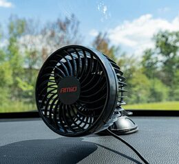Ventilátor do auta s přísavkou 11,4cm 12V
