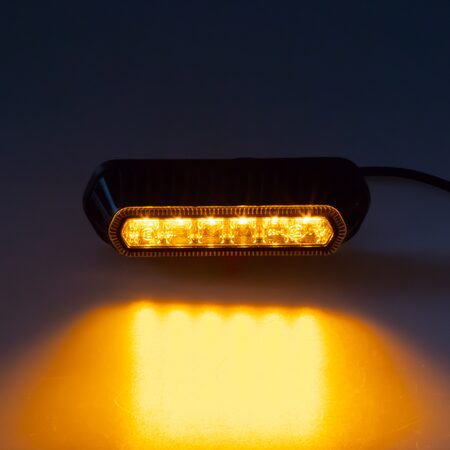 PROFI výstražné LED světlo vnější, oranžové, 12-24V, ECE R65