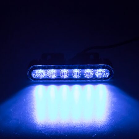 PROFI výstražné LED světlo vnější, modré, 12-24V, ECE R65