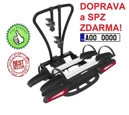 Nosič 2 kol YAKIMA JustClick EVO 2 na tažné zařízení SPZ A DOPRAVA ZDARMA!