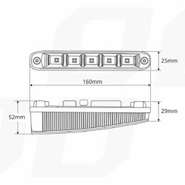 Světla pro denní svícení (DRL), 12-24V, 160x25x52 mm
