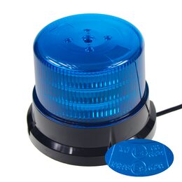 x PROFI LED maják 12-24V 36x0,5W modrý ECE R10 167x132mm