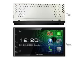GRUNDIG 2DIN DAB+ / FM autorádio / 6,8" displej / USB / Bluetooth / Apple CarPlay / Androi