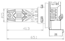 LED H8 bílá, 9-18V, 7500LM