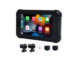 Monitor 5" na motocykl s Apple CarPlay, Android auto, Bluetooth, USB, micro SD, TPMS