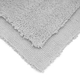 Sada mikrovláknových utěrek The Collection Dual Pile 420 GSM 40x40 cm 3 pack (Ice Grey)